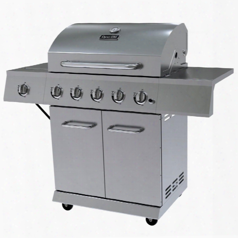 Dyna-glo Dge530ssp-d 5 Burner Stainless Steel Lp Gas Grill