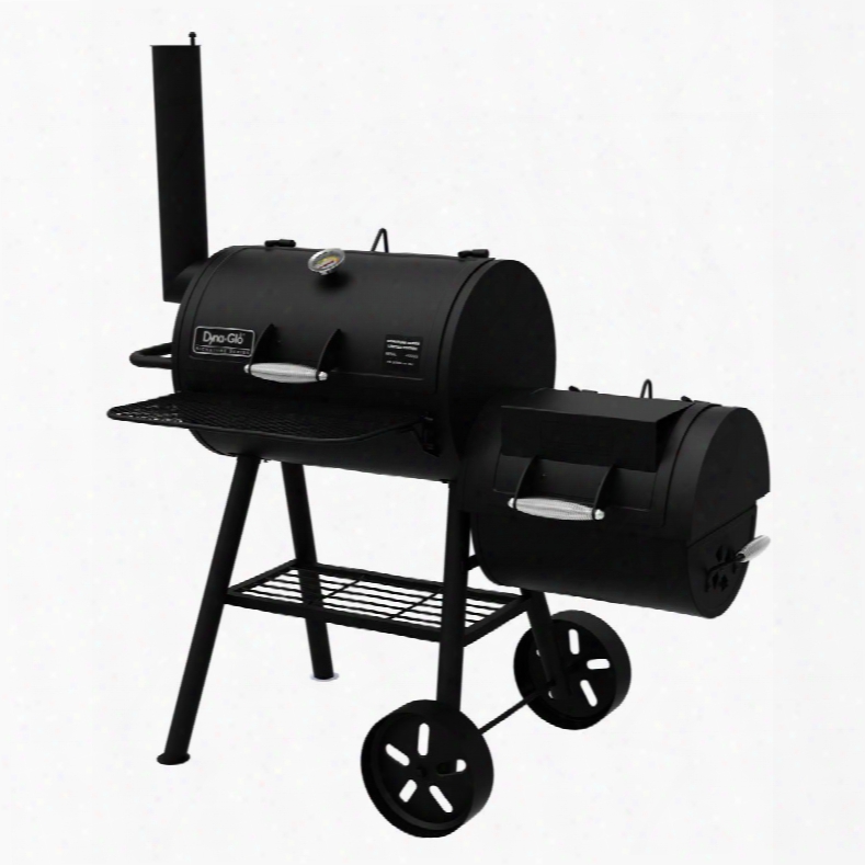 Dyna-glo Signature Series Dgss730cbo-d Barrel Charcoal Grill & Side Firebox