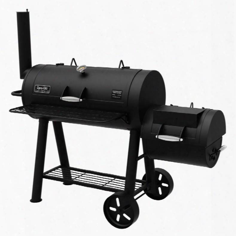 Dyna-glo Signature Series Dgss962cbo-d Barrel Charcoal Grill & Side Firebox