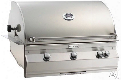 Fire Magic Aurora Collection A790i6l1nw 42 Inch Built-in Grill With 792 Sq. In.grilling Area, 135,000 Btu Output, 304 Stainless Steel Construction, Rotisserie Burner, Infrared Burner, Digital Thermometer, Hot Surface Ignition And Magic View Window (not P