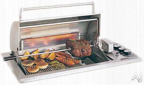 Fire Magic Legacy Collection 34s1s1p 41 Inch Regal I Countertop Gas Grill With Warming Rack, 540 Sq. In. Cooking Area, Stainless Steel Burners And 64,000 Total Btu: Liquid Propane