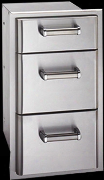 Fire Magic Premium Doors 43803 14 Inch Triple Drawer