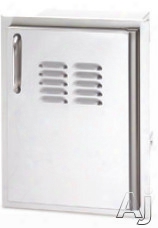 Fire Magic Select Doors 33820tsr 14 Inch Single Access Door With Tank Tray And Louvers: Right Hinge Door Swing