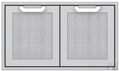 Hestan Aglp36 36 Inch Double Sealed Pantry Storage D Rawers: Stainless Steel