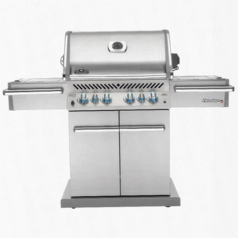 Napoleon Pro500rsibnss-2 Prestige Pro 500 With Infrared Rear And Side Burners Natural Gas Grill