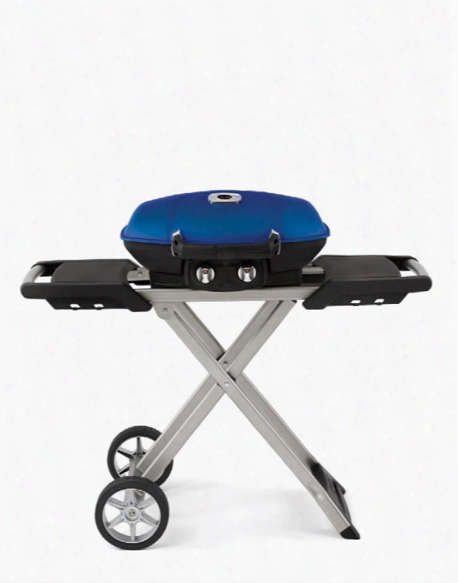 Napoleon Tq285x-bl Travelq 285 Portable Propane Grill With Sissor Cart