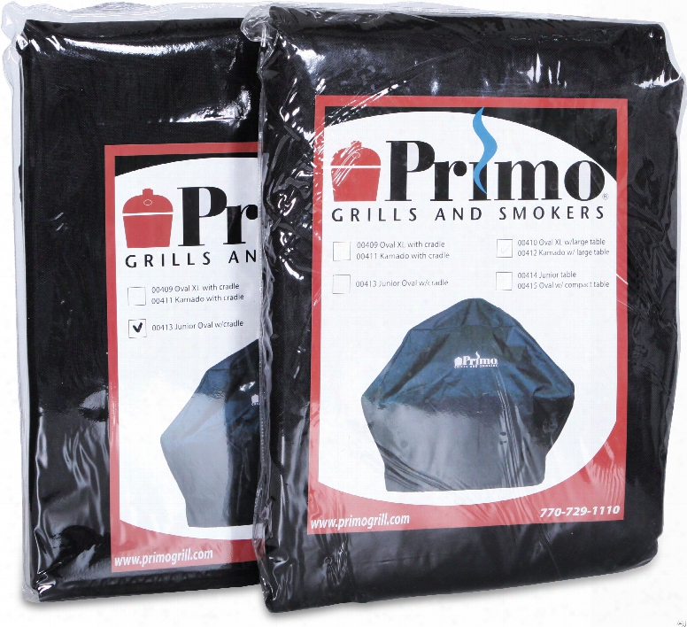 Primo 409 Grill Cover - For Oval 400 And Kamado In Cradle