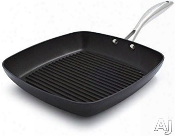 Scanpan 68062700 Pro Iq Grill Pan With Ceramic Titanium Surface, Induction Suitable, Handcrafted In Denmark, Non-stick, Ovenproof, Dishwasher Safe And 100% Recycled Materials