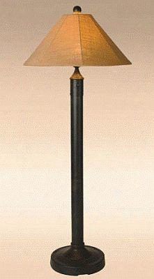 00627 Seaside 60" Floor Lamp With Poly Carbonate Waterproof Light Bulb Enclosure In