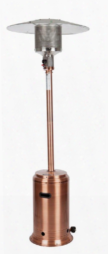60688 Commercial Patio Heater With 46 000 Btu Piezo Ignition And Aluminum Reflector In Copper