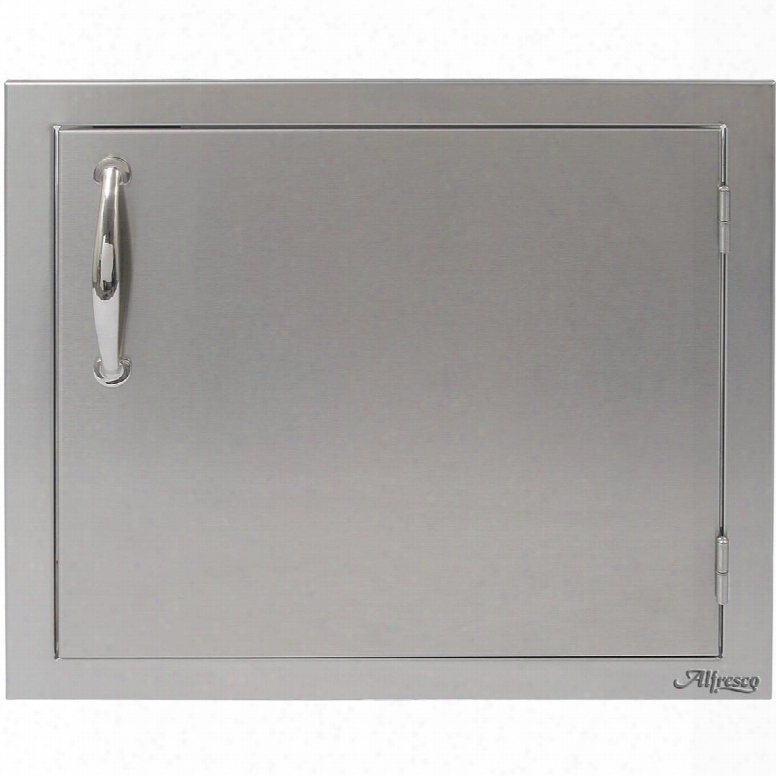 Ab-23-r 23" Right Hinged Horizontal Single Access Door With All-welded Commercial Grade Stainless Steel Construction Integrated Storage Ral Inside Doors And