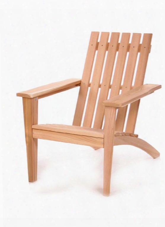 Ae21 32" Adirondack Easybac Chair With Clear Western Red Cedar Comfortable Sloped Seat And Tapered