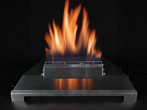 Afm20-se-p-ss Hearth Kit With Remote Ready Control For 20" Fireglitter Or Fireline - Propane In Stainless