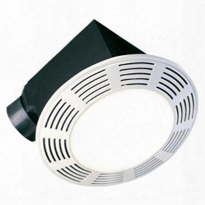 Ak864l Exhaust Fan With 100 Cfm Lighting And Round Polymeric Grill In