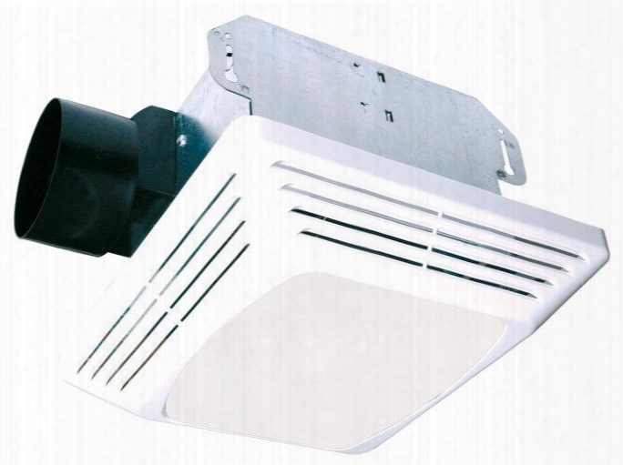 Aslc70 Exhaust Fan With 70 Cfm Lighting 23 Gauge Galvanized Metal Housing And Polymeric Grill In