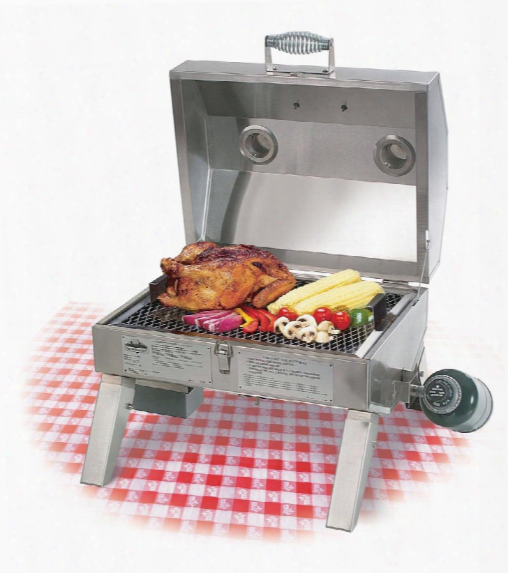 Bh212mg-2 The Companion Liquid Propane Gas Grill With 212 Sq. In. Cooking Surface Complete Stainless Steel Construction Low/medium/acute Adjustable Burner