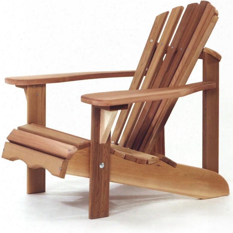 Ca14 24" Child Adirondack Chair With Wide Arm Paddles Western Red Cedar Costruction And Sanded