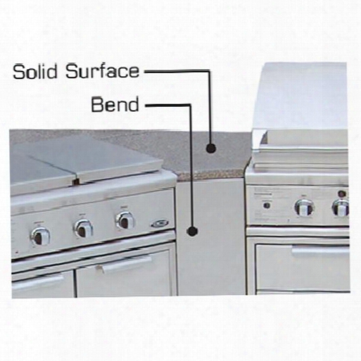 Cad-bnd Corner Bend Unit Foroutdoor Kitchens (solid Surface Sold