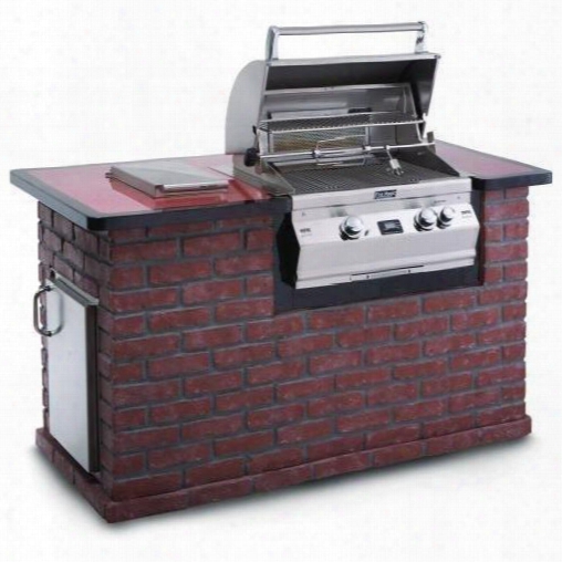 Dc430-bb Brick Base Grill Island Only Without Countertop For The Aurora A430i