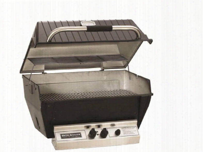 H3x 27&suot; Built-in Liquid Propane Grill With 595 Sq. In. Cooking Surface 40000 Btu Total Output 2 H-style Burners Warming Rack And Aluminum Construction In