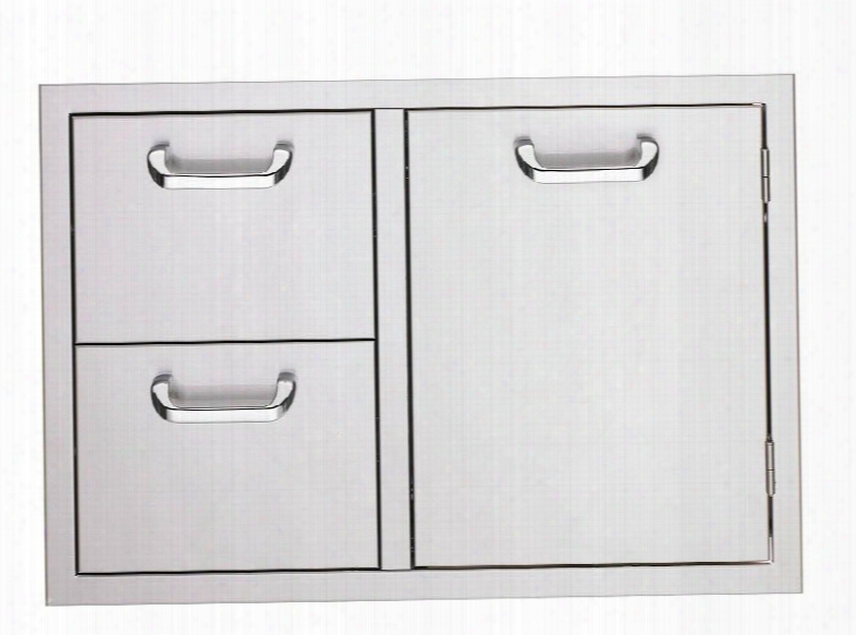 Lsa530 Sedona Series 30" Storage Door And Drawer Combo With Full Extension Glides Stainless Hardware And Heavy Duty