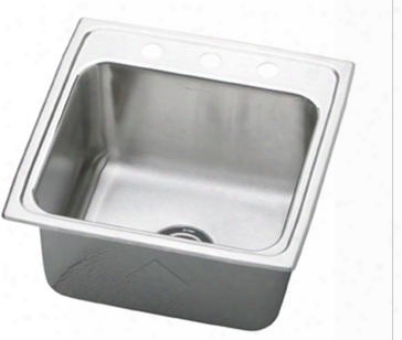 Pod1919101 Pursuit Stainless Steel 19-1/2" X 19" Single Basin Top Mount Outdoor Sink With 10-1/8" Depth: Stainless