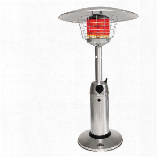 Pth11pss 41" Tabletop Patio Heater With 304 Stainless Steel Construction 11 000 Btus 7 Ft. Diaemter Of Radiant Heat Durable High Efficieency Burner And