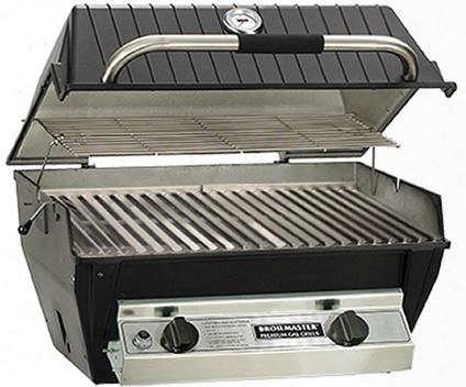 R3n 27" Infrared Series Built-in Ntural Gas Grill With 695 Sq. In. Grilling Surface 2 Infrared Burners Warming Rack And Aluminum Construction In