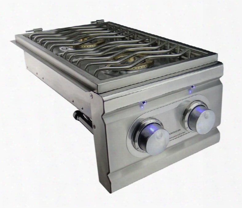 Rdb1ellp Stainless Steel Double Side Burner For Cutlass Pro Grills Up To 24000 Btus Liquid