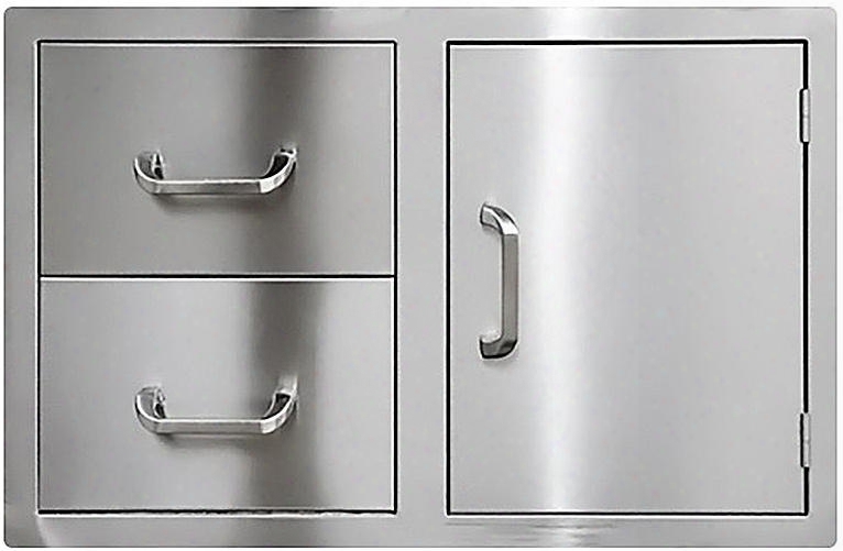 Rdc1 30" Stainless Steel Double Drawer And Door
