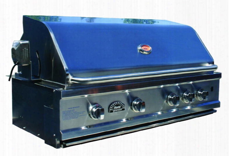 So42bqr 42" Built-in Natural Gas Grill W/rotisserie (natural Gas With Lp Conversion Kit) 4 X 15 000 Btu Tube Burners Stainless Steel