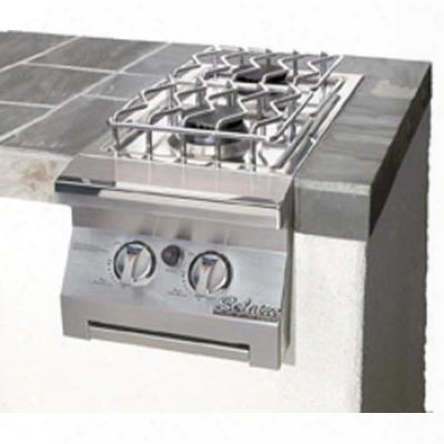 Sol-irsb-14-lp Double Side Burner For Built-in Grill Propane