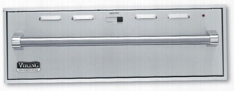 Vewdo536ss Outdoor Series 36" Wide Stainless Steel Built-in Warming Drawer With Temperature Settings Moisture Selector Control And 550-watt