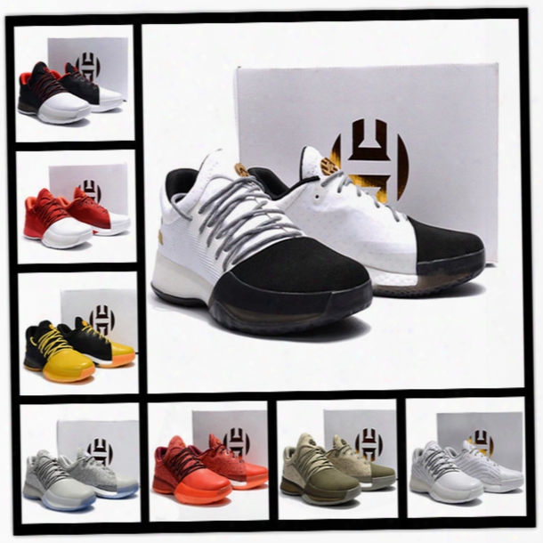 2017 H Ot Harden Vol. 1 Bhm Black History Month Mens Basketball Shoes Fashion James Harden Shoes Outdoor Sports Training Sneakers Size 40-46