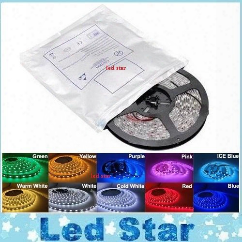 5m 5050 3528 5630 Led Strips Light Warm White Red Green Blue Rgb Flexible 5m Roll 300 Leds 12v Outdoor Ribbon Waterproof