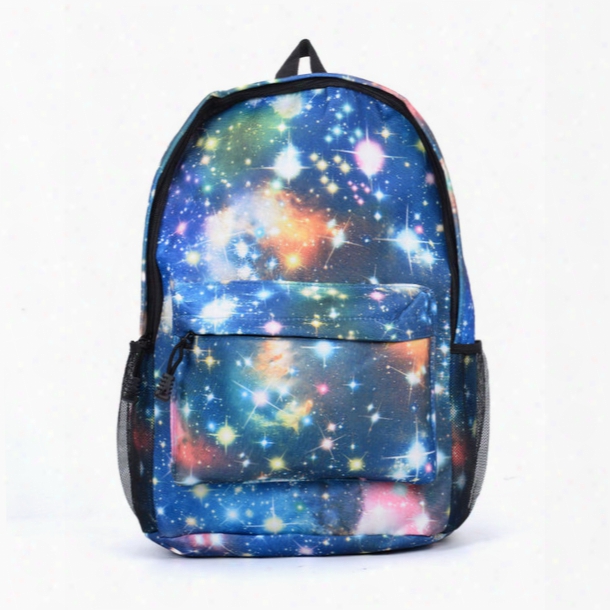 Dream Stars Sky Canas Backpack Sport Casual Outdoor Packs Women Men Unisex Zipper Fashion Student School Bag High Capacity Vk5205