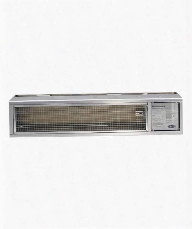 Drh48n 48" Built-in Natural Gas Patio Heater With 58 000 Btus/hr In Brushed Stainless