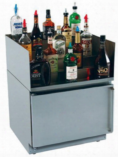Hwl 24" Built-in Liquor Shelf With Bottle