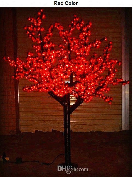 Led Christmas Light Cherry Blossom Tree Light 960pcs Leds 6ft/1.8m Height 110vac/220vac Rainproof Outdoor Usage Drop Shipping