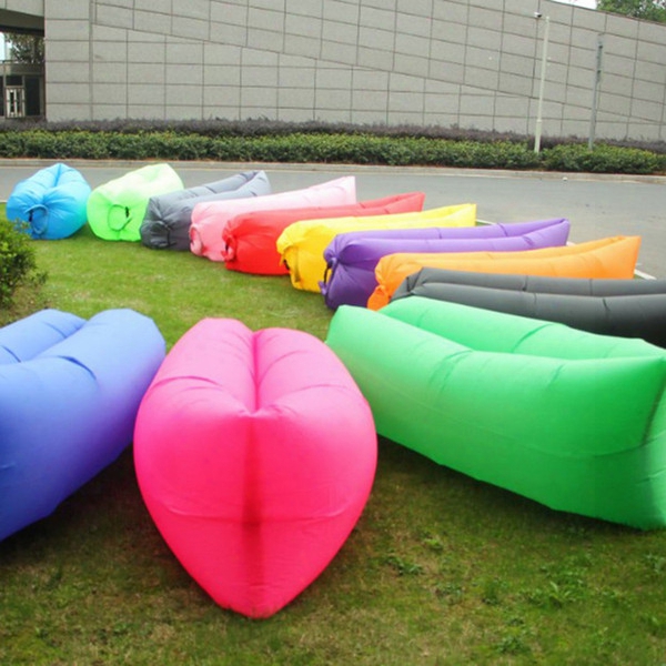 Lounge Sleep Bag Lazy Inflatable Beanbag Sofa Chair, Living Room Bean Bag Cushion, Outdoor Self Inflated Beanbag Furnitur Edhl Free