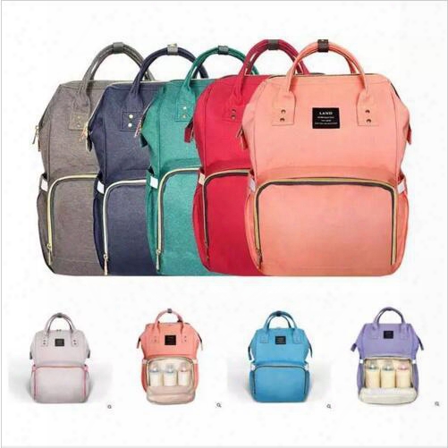 Mommy Backpacks Brand Mom Nappies Bags Fashion Mother Backpack Diaper Maternity Backpacks Large Desinger Nursing Outdoor Travel Bags B2451