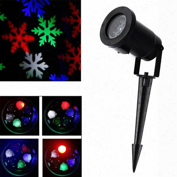 New Waterproof Moving Snow Laser Projector Lamps Snowflake Led Stage Light For Christmas Party Landscape Light Garden Lamp Outdoor