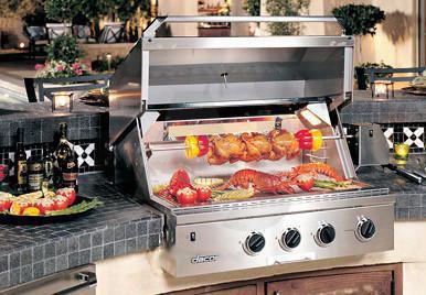 Ob36ng Discovery 36" Built-in Gas Grill With 3-20 000 Btu "u" Shaped Burners Infrared Rotisserie System Halogen Lights And Illumina Burner Controls: Natural