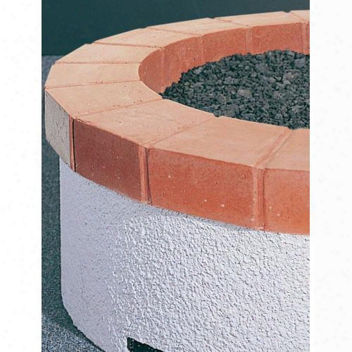 Ocr-34-rb Red Concrete Top Ring For 34 Inch Fyre Pit