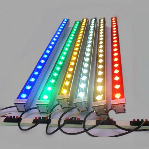 Outdoor Lighting Led Flood Light 12w 18w Led Wall Washer Lamp Staining Light Bar Light Ac85-265v Rgb For Many Colors