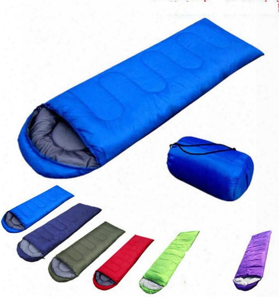 Outdoor Sleeping Bags Warming Single Sleeping Bag Casual Waterproof Blankets Envelope Camping Travel Hiking Blankets Sleeping Bag Kka1602