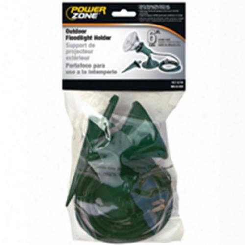 Powerzone Orfl10506 Floodlight Spike Outdoor 1lt Cord Lgth Ft=6