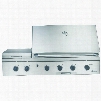 OB52LP Discovery 52" Built-in Gas Grill with 3-20 000 BTU "U" Shaped Burners Infrared Rotisserie Halogen Lights Illumina Burner Controls and 2 Integrated