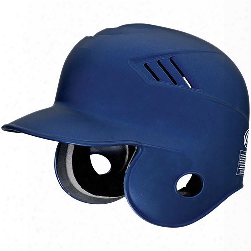 Rawlings Cfabhm-mn-88 Coolflo Matte Navy Baseball Batters Helmet, Small