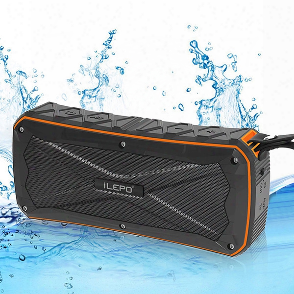 S610 Ip6x Waterproof Bluetooth Speaker Portable Outdoor Subwoofer Wireless Music Player Shockproof Dustproof Power Bank Function